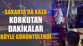 Sakarya'da kaza: Korkutan dakikalar böyle görüntülendi